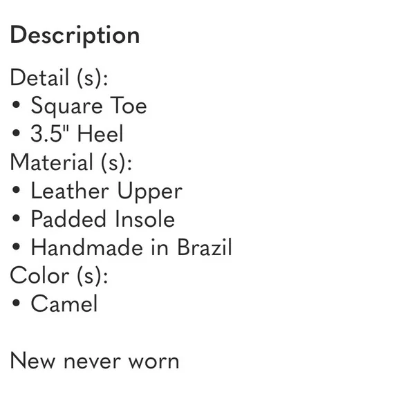 L'INTERVALLE  Ricarda Camel Leather - Picture 6 of 6